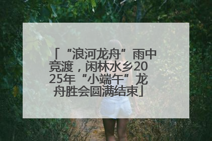 “浪河龙舟”雨中竞渡，闲林水乡2025年“小端午”龙舟胜会圆满结束