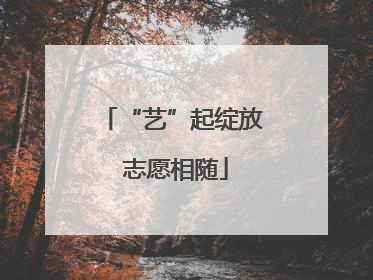 “艺”起绽放 志愿相随