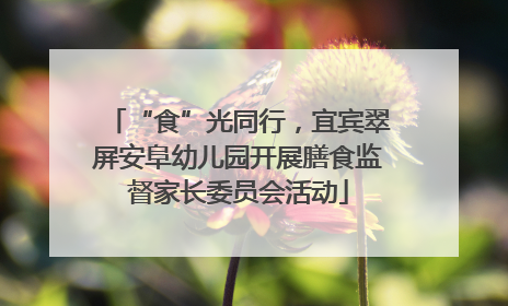 “食”光同行，宜宾翠屏安阜幼儿园开展膳食监督家长委员会活动