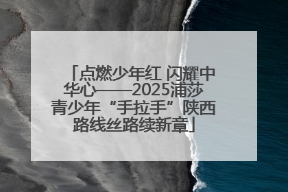 点燃少年红 闪耀中华心——2025浦莎青少年“手拉手”陕西路线丝路续新章
