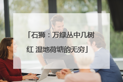 石狮：万绿丛中几树红 湿地荷塘韵无穷