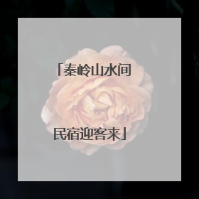 秦岭山水间 民宿迎客来