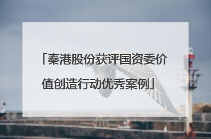 秦港股份获评国资委价值创造行动优秀案例
