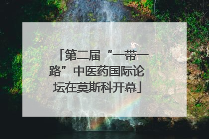 第二届“一带一路”中医药国际论坛在莫斯科开幕