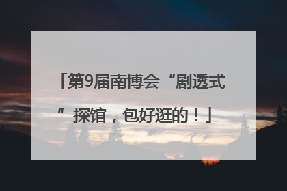 第9届南博会“剧透式”探馆，包好逛的！