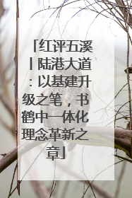 红评五溪丨陆港大道：以基建升级之笔，书鹤中一体化理念革新之章