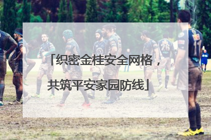 织密金桂安全网格，共筑平安家园防线