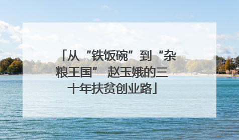 从“铁饭碗”到“杂粮王国” 赵玉娥的三十年扶贫创业路
