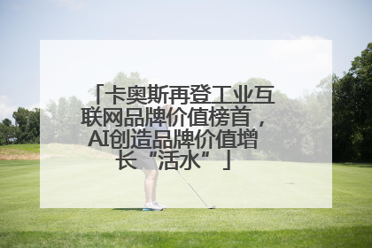 卡奥斯再登工业互联网品牌价值榜首，AI创造品牌价值增长“活水”