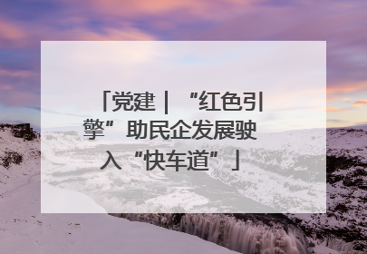 党建｜“红色引擎”助民企发展驶入“快车道”