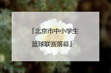 北京市中小学生篮球联赛落幕