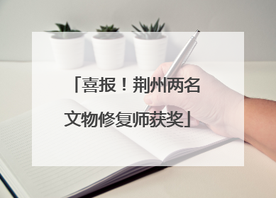 喜报！荆州两名文物修复师获奖