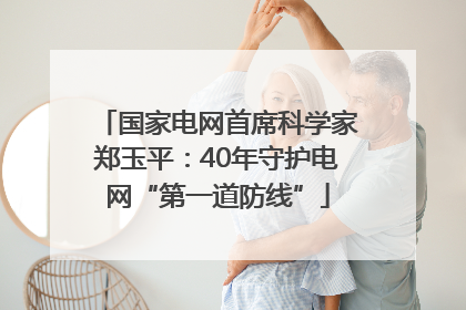 国家电网首席科学家郑玉平：40年守护电网“第一道防线”