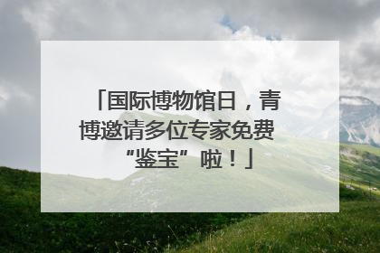 国际博物馆日，青博邀请多位专家免费“鉴宝”啦！