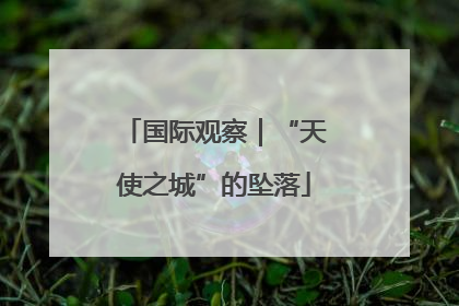 国际观察｜“天使之城”的坠落