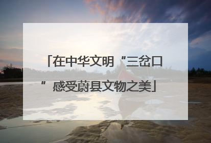 在中华文明“三岔口”感受蔚县文物之美