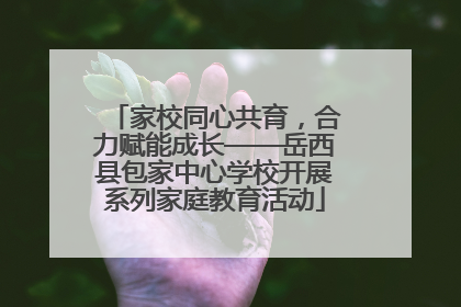 家校同心共育，合力赋能成长——岳西县包家中心学校开展系列家庭教育活动