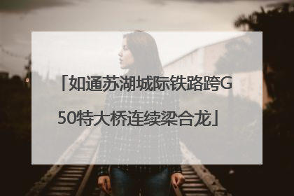 如通苏湖城际铁路跨G50特大桥连续梁合龙