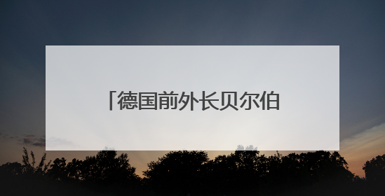 德国前外长贝尔伯克当选下一届联大主席，今年9月上任