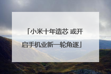 小米十年造芯 或开启手机业新一轮角逐