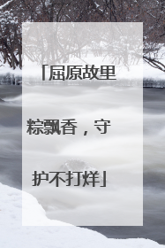 屈原故里粽飘香，守护不打烊