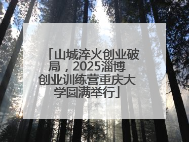 山城淬火创业破局，2025淄博创业训练营重庆大学圆满举行