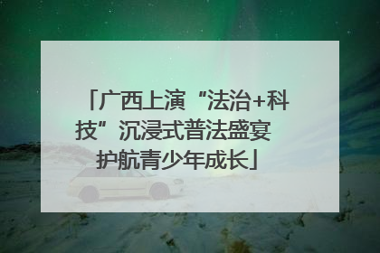 广西上演“法治+科技”沉浸式普法盛宴 护航青少年成长