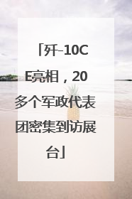 歼-10CE亮相，20多个军政代表团密集到访展台