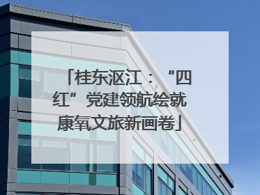 桂东沤江：“四红”党建领航绘就康氧文旅新画卷