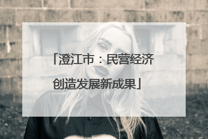 澄江市：民营经济创造发展新成果