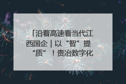 沿着高速看当代江西国企｜以“智”提“质”！贵冶数字化转型迈出新步伐
