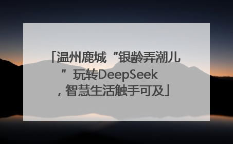 温州鹿城“银龄弄潮儿”玩转DeepSeek，智慧生活触手可及