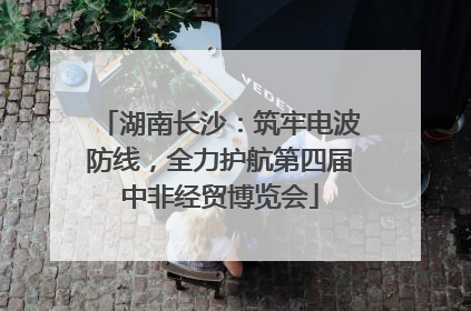 湖南长沙：筑牢电波防线，全力护航第四届中非经贸博览会