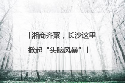 湘商齐聚，长沙这里掀起“头脑风暴”