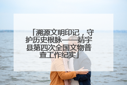 溯源文明印记，守护历史根脉——靖宇县第四次全国文物普查工作纪实