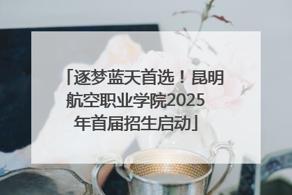 逐梦蓝天首选！昆明航空职业学院2025年首届招生启动