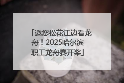 邀您松花江边看龙舟！2025哈尔滨职工龙舟赛开桨