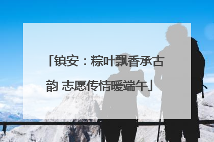 镇安：粽叶飘香承古韵 志愿传情暖端午