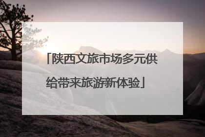 陕西文旅市场多元供给带来旅游新体验