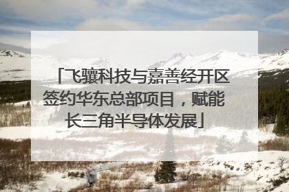 飞骧科技与嘉善经开区签约华东总部项目，赋能长三角半导体发展