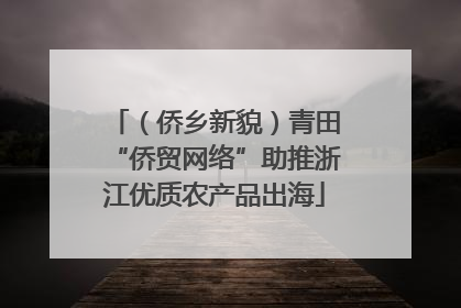 （侨乡新貌）青田“侨贸网络”助推浙江优质农产品出海